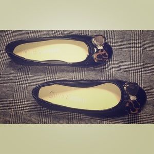 Juicy Couture Bow Flats Slip On